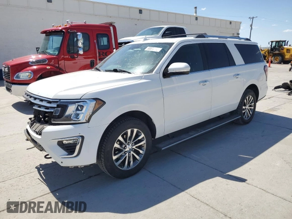 2018 Ford Expedition Max Limited with VIN 1FMJK2AT8JEA16174, listed as a Copart auction lot 58076105 with 151,165 mi miles and Salvage title. Bid and sale history available at DreamBid. Image 1.