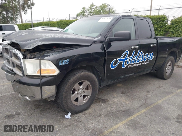 2010 Dodge 1500 SLT with VIN 1D7RB1GP3AS248605, listed as a IAAI auction lot 42023679 with 322,716 mi miles. Bid and sale history available at carsss.com. Image 2.
