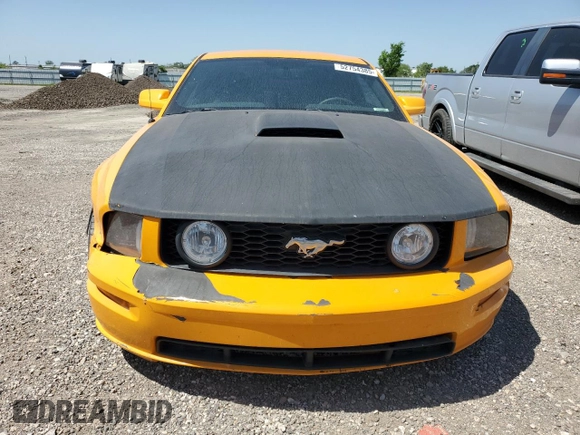 2007 Ford Mustang GT Deluxe with VIN 1ZVHT82HX75343081, listed as a Copart auction lot 52754385 with 122,369 mi miles and Salvage title. Bid and sale history available at DreamBid. Image 5.