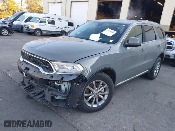2021 Dodge Durango SXT Plus with VIN 1C4RDJAG5MC523158, listed as a IAAI auction lot 41450801 with 68,496 mi miles and . Bid and sale history available at DreamBid. Image 2.