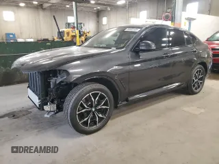 2025 BMW X4 xDrive30i z VIN 5UX33DT09S9Z17216, wystawiony jako Copart lot #55650105 z przebiegiem 1 214 mil mil oraz Szkoda całkowita • Salvage title. Historia ofert i sprzedaży dostępna na DreamBid. Obrazek 1.