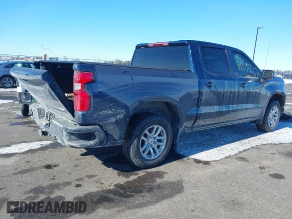 2021 Chevrolet Silverado 1500 RST with VIN 3GCUYEEDXMG396815, listed as a IAAI auction lot 41615912 with 95,672 mi miles. Bid and sale history available at carsss.com. Image 4.