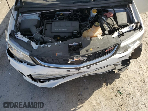 2019 Chevrolet Sonic LT with VIN 1G1JD6SB0K4118144, listed as a Copart auction lot 52004845 with 43,310 mi miles and Non repairable. Bid and sale history available at DreamBid. Image 11.
