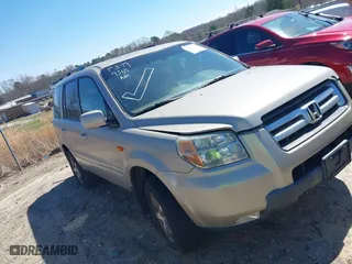2006 Honda Pilot EX-L with RES with VIN 5FNYF28626B016118, listed as a IAAI auction lot 41819365 with 314,954 mi miles. Bid and sale history available at carsss.com. Image 1.