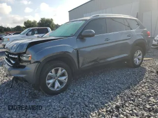2018 Volkswagen Atlas S z VIN 1V2AP2CA6JC596049, wystawiony jako Copart lot #55740605 z przebiegiem 73 298 mil mil oraz Nie do naprawy • Non repairable. Historia ofert i sprzedaży dostępna na DreamBid. Obrazek 1.
