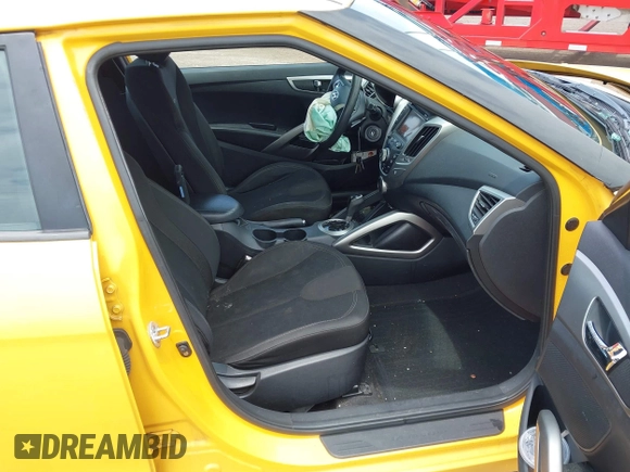 2012 Hyundai Veloster w/Black Int with VIN KMHTC6AD5CU046702, listed as a IAAI auction lot 42245379 with 136,327 mi miles and . Bid and sale history available at DreamBid. Image 5.