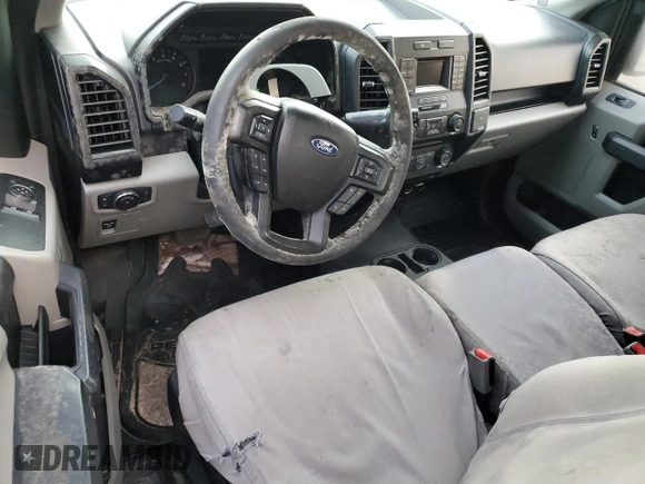 2017 Ford F-150 XL with VIN 1FTMF1C86HKD51728, listed as a Copart auction lot 77807634 with Not Provided miles and Salvage Title. Bid and sale history available at carsss.com. Image 8.
