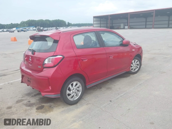 2021 Mitsubishi Mirage ES with VIN ML32AUHJ8MH005953, listed as a IAAI auction lot 42484093 with 62,852 mi miles and . Bid and sale history available at DreamBid. Image 4.