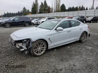 2019 Genesis G70 Advanced with VIN KMTG34LA5KU026138, listed as a Copart auction lot 81159054 with 99,964 mi miles and Salvage Title. Bid and sale history available at DreamBid. Image 1.