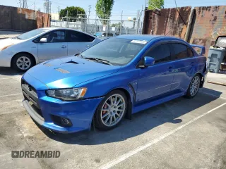 2015 Mitsubishi Lancer Evolution GSR z VIN JA32W8FV6FU020892, wystawiony jako Copart lot #52443465 z przebiegiem 75 705 mil mil oraz Szkoda całkowita • Salvage title. Historia ofert i sprzedaży dostępna na DreamBid. Obrazek 1.