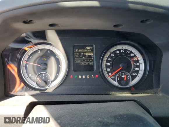 2014 Ram 1500 Express with VIN 1C6RR7KT9ES426107, listed as a Copart auction lot 51944515 with 105,634 mi miles and Salvage Title. Bid and sale history available at carsss.com. Image 9.