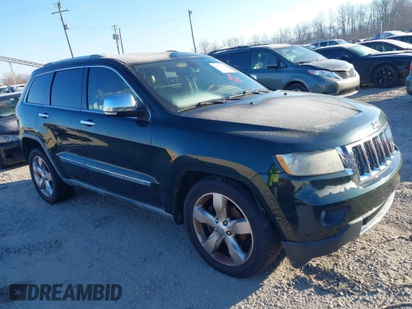 2011 Jeep Grand Cherokee Overland with VIN 1J4RS6GT3BC583261, listed as a IAAI auction lot 41265641 with 184,984 mi miles and . Bid and sale history available at DreamBid. Image 1.