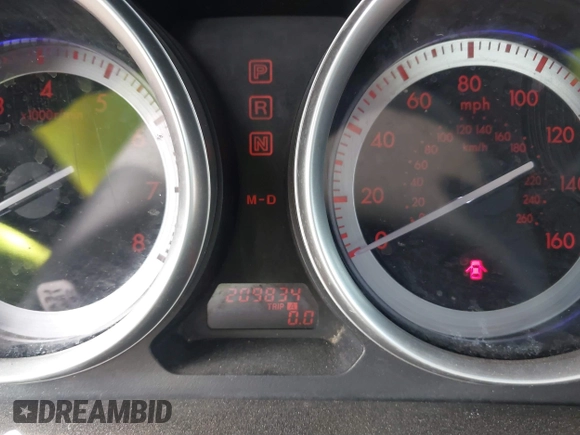 2009 Mazda 6 S Grand Touring with VIN 1YVHP82B595M07978, listed as a IAAI auction lot 41509734 with 209,834 mi miles and . Bid and sale history available at DreamBid. Image 6.