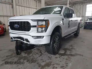 2023 Ford F-150 XL with VIN 1FTEW1EP7PKE20482, listed as a IAAI auction lot 41848669 with 27,933 mi miles. Bid and sale history available at carsss.com. Image 17.