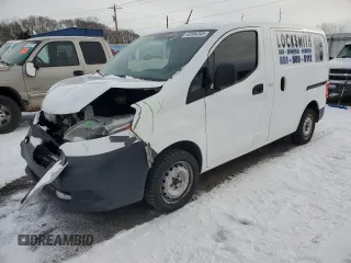 2018 Nissan NV200 Compact Cargo S with VIN 3N6CM0KN6JK696395, listed as a Copart auction lot 43594345 with 130,663 mi miles and Salvage Title. Bid and sale history available at carsss.com. Image 1.