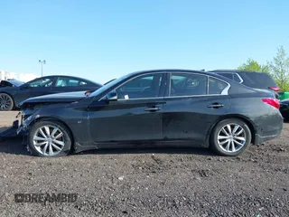 2014 Infiniti Q50 Sport with VIN JN1BV7AR4EM695845, listed as a IAAI auction lot 42147456 with 152,473 mi miles and . Bid and sale history available at DreamBid. Image 14.
