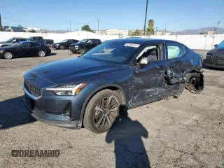 2021 Polestar 2 Launch Edition with VIN LPSED3KA6ML016587, listed as a Copart auction lot 79873454 with 0 mi miles and Salvage Title. Bid and sale history available at carsss.com. Image 1.