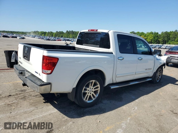 2012 Nissan Titan SV with VIN 1N6BA0ED9CN302103, listed as a Copart auction lot 52678495 with 214,564 mi miles and Salvage title. Bid and sale history available at DreamBid. Image 3.
