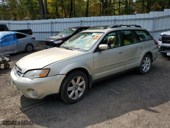 2006 Subaru Legacy Wagon Outback 2.5i Ltd with VIN 4S4BP62C667347987, listed as a Copart auction lot 71703824 with 0 mi miles and Salvage Title. Bid and sale history available at carsss.com. Image 1.