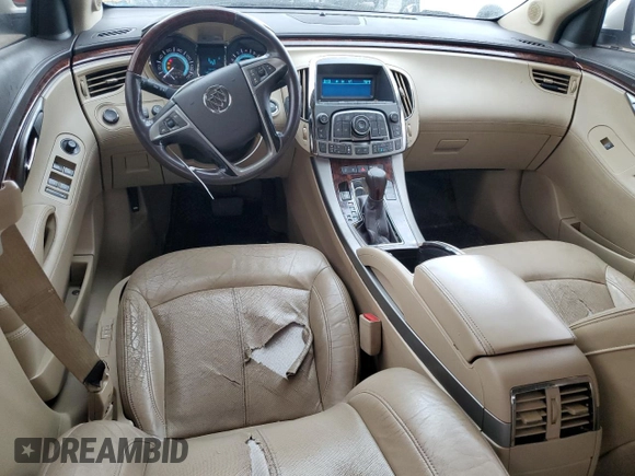 2011 Buick LaCrosse CXL with VIN 1G4GC5GC8BF225801, listed as a Copart auction lot 47377985 with 100,620 mi miles and Salvage title. Bid and sale history available at DreamBid. Image 8.