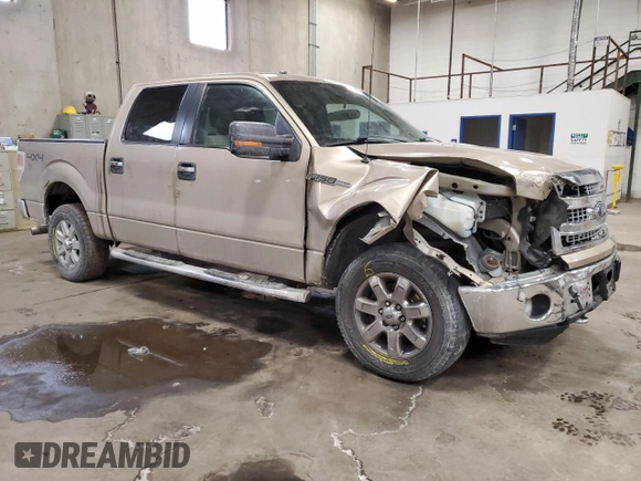 2014 Ford F-150 XL with VIN 1FTFW1EF6EFB95795, listed as a Copart auction lot 45040485 with 240,718 mi miles and Salvage Title. Bid and sale history available at carsss.com. Image 4.