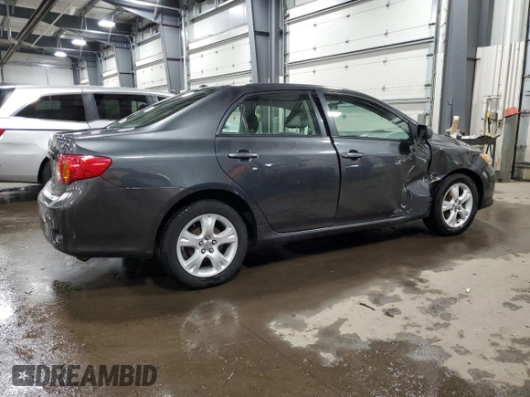 2009 Toyota Corolla with VIN 1NXBU40E49Z019376, listed as a Copart auction lot 46895925 with 91,989 mi miles and Salvage Title. Bid and sale history available at carsss.com. Image 3.
