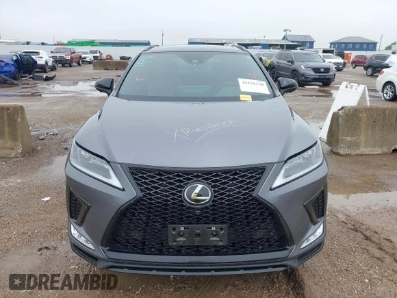 2022 Lexus RX 350 F Sport with VIN 2T2YZMDA8NC339715, listed as a IAAI auction lot 42156138 with 41,640 mi miles and . Bid and sale history available at DreamBid. Image 6.