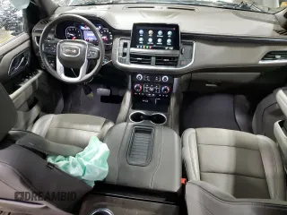 2021 GMC Yukon XL SLT with VIN 1GKS2GKD1MR434218, listed as a Copart auction lot 82777494 with 60,601 mi miles and Salvage Title. Bid and sale history available at carsss.com. Image 8.