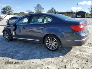 2014 Kia Cadenza Premium with VIN KNALN4D78E5146151, listed as a Copart auction lot 84447644 with 109,833 mi miles and Salvage Title. Bid and sale history available at carsss.com. Image 2.