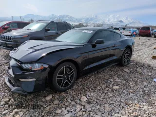 2021 Ford Mustang GT with VIN 1FA6P8CFXM5150152, listed as a Copart auction lot 46116155 with 83,931 mi miles and Salvage Title. Bid and sale history available at carsss.com. Image 1.