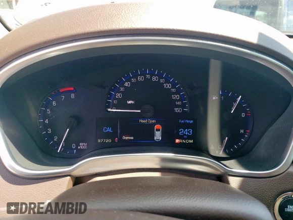 2014 Cadillac SRX Premium Collection with VIN 3GYFNDE33ES567108, listed as a Copart auction lot 55970265 with 97,720 mi miles and Salvage title. Bid and sale history available at DreamBid. Image 9.