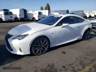 2019 Lexus RC with VIN JTHHA5BC1K5010285, listed as a Copart auction lot 78669874 with 35,492 mi miles and Salvage Title. Bid and sale history available at carsss.com. Image 1.