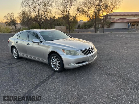 2009 Lexus LS 460 with VIN JTHCL46F795001457, listed as a Copart auction lot 55901025 with 148,490 mi miles and Salvage Title. Bid and sale history available at DreamBid. Image 1.