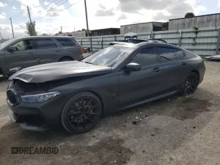2022 BMW 8 Series 840i with VIN WBAGV2C04NCG90509, listed as a Copart auction lot 80656254 with 27,044 mi miles and Non Repairable. Bid and sale history available at carsss.com. Image 1.