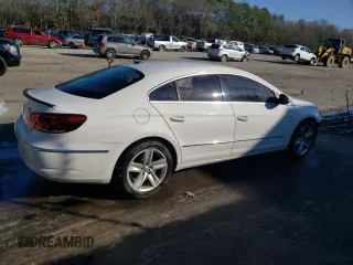 2014 Volkswagen CC Sport with VIN WVWBN7AN4EE525005, listed as a Copart auction lot 41372125 with 104,646 mi miles and Salvage Title. Bid and sale history available at carsss.com. Image 3.