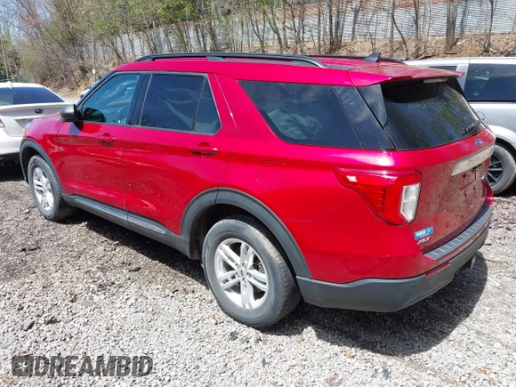 2021 Ford Explorer XLT z VIN 1FMSK8DH4MGC47581, wystawiony jako IAAI lot #42151310 z przebiegiem 50 866 mil mil oraz . Historia ofert i sprzedaży dostępna na DreamBid. Obrazek 3.