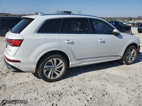 2020 Audi Q7 Premium Plus with VIN WA1LXAF75LD005964, listed as a Copart auction lot 46518335 with 65,559 mi miles and Salvage Title. Bid and sale history available at carsss.com. Image 3.