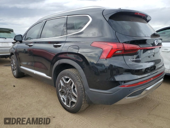 2023 Hyundai Santa Fe Hybrid SEL Premium with VIN 5NMS3DA12PH000154, listed as a Copart auction lot 76742334 with 33,902 mi miles and Salvage Title. Bid and sale history available at carsss.com. Image 2.