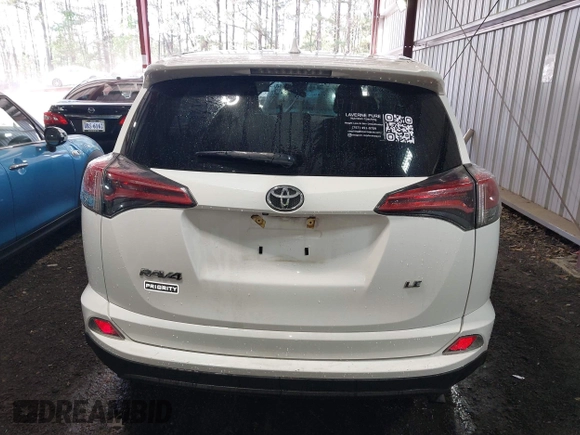 2018 Toyota RAV4 LE with VIN 2T3ZFREV6JW505455, listed as a IAAI auction lot 42052207 with 122,745 mi miles. Bid and sale history available at carsss.com. Image 16.