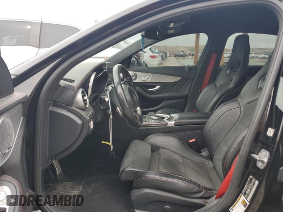 2017 Mercedes-Benz C 43 AMG with VIN 55SWF6EB6HU192204, listed as a Copart auction lot 48478805 with 83,487 mi miles and Salvage Title. Bid and sale history available at DreamBid. Image 7.