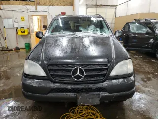 1999 Mercedes-Benz M-Class with VIN 4JGAB54E3XA101177, listed as a Copart auction lot 78703184 with 236,957 mi miles and Salvage Title. Bid and sale history available at carsss.com. Image 5.
