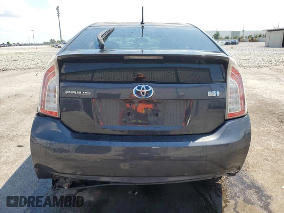 2012 Toyota Prius One with VIN JTDKN3DU8C1537478, listed as a Copart auction lot 58736315 with 149,932 mi miles and Salvage title. Bid and sale history available at DreamBid. Image 6.
