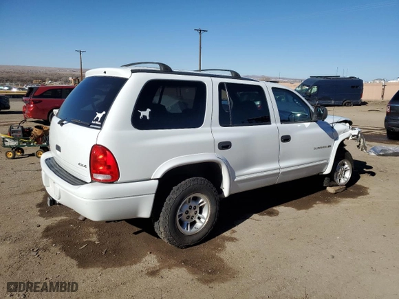 1998 Dodge Durango with VIN 1B4HS28Z7WF216538, listed as a Copart auction lot 82861904 with 193,446 mi miles and Salvage Title. Bid and sale history available at carsss.com. Image 3.
