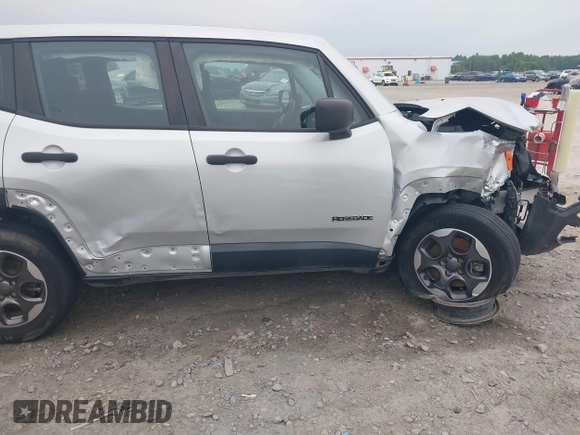 2015 Jeep Renegade Sport with VIN ZACCJBAT4FPB29201, listed as a IAAI auction lot 39193750 with 116,799 mi miles and . Bid and sale history available at DreamBid. Image 6.