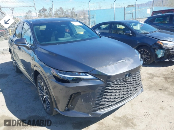 2024 Lexus RX 350 z VIN 2T2BAMBA3RC028022, wystawiony jako IAAI lot #41709161 z przebiegiem 15 945 mil mil oraz . Historia ofert i sprzedaży dostępna na DreamBid. Obrazek 1.