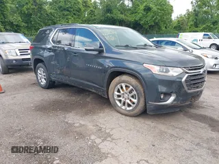 2019 Chevrolet Traverse LT Cloth with VIN 1GNEVGKW0KJ105711, listed as a IAAI auction lot 42286398 with 89,622 mi miles and . Bid and sale history available at DreamBid. Image 1.