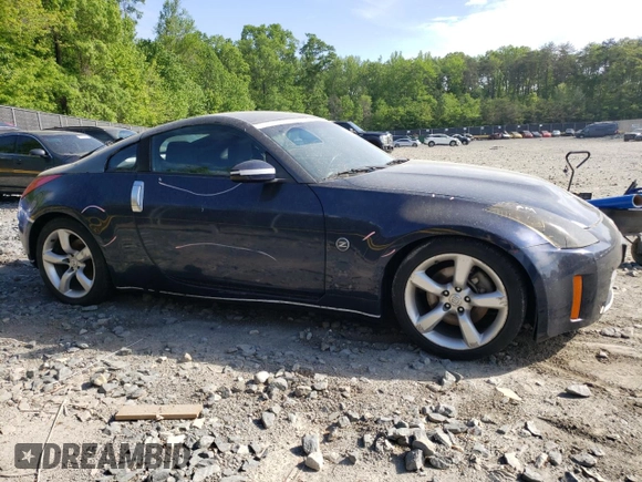 2008 Nissan 350Z Nismo z VIN JN1BZ34E48M751826, wystawiony jako Copart lot #55337265 z przebiegiem 188 638 mil mil oraz Szkoda całkowita • Salvage title. Historia ofert i sprzedaży dostępna na DreamBid. Obrazek 4.