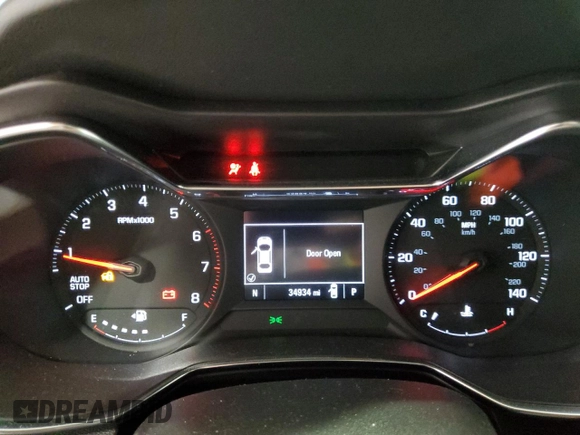 2022 Chevrolet TrailBlazer ACTIV with VIN KL79MVSL7NB008850, listed as a Copart auction lot 61293314 with 34,934 mi miles and Salvage Title. Bid and sale history available at DreamBid. Image 9.