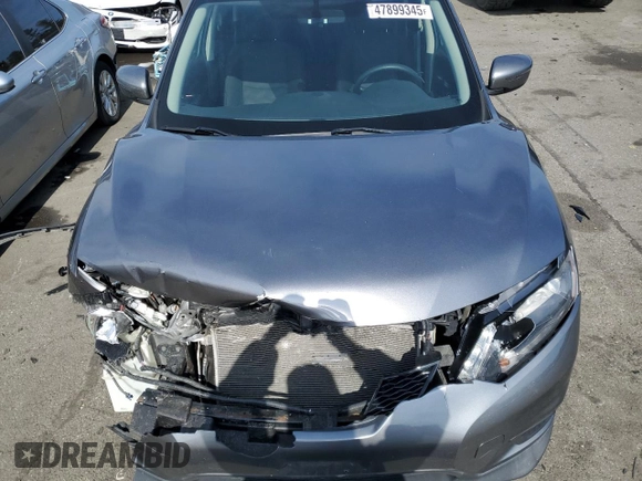 2016 Nissan Rogue S with VIN KNMAT2MV9GP609649, listed as a Copart auction lot 47899345 with 86,407 mi miles and Salvage Title. Bid and sale history available at carsss.com. Image 12.