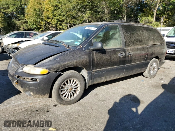 1999 Chrysler Town & Country LXi with VIN 1C4GP64L1XB599412, listed as a Copart auction lot 76901614 with Not Provided miles and Salvage Title. Bid and sale history available at carsss.com. Image 1.